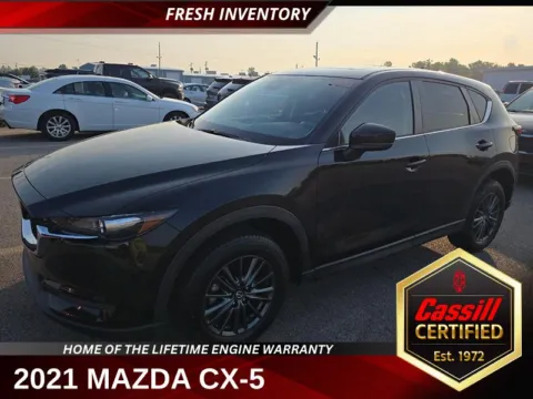Black 2021 Mazda CX-5 Touring for sale in Cedar Rapids, IA