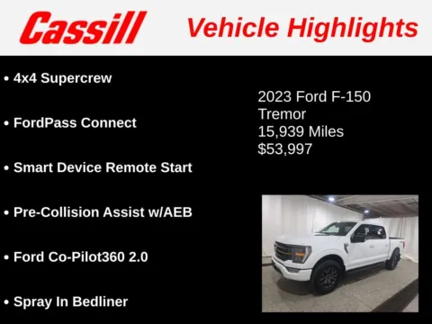 Another view of 2023 Ford F-150 Tremor for sale in Cedar Rapids, IA at Cassill Motors