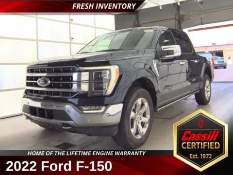 Blue 2022 Ford F-150 Lariat for sale in Cedar Rapids, IA