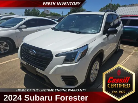 White 2024 Subaru Forester for sale in Cedar Rapids, IA