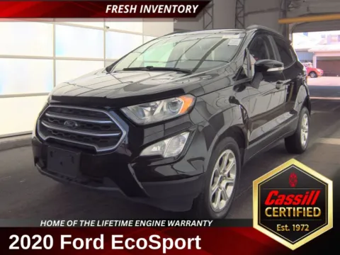 Black 2020 Ford EcoSport SE for sale in Cedar Rapids, IA
