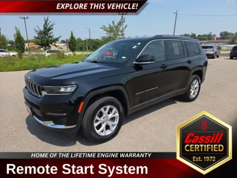 Black 2021 Jeep Grand Cherokee L Limited for sale in Cedar Rapids, IA