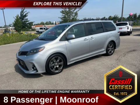 Silver 2020 Toyota Sienna SE for sale in Cedar Rapids, IA