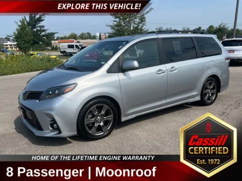 Silver 2020 Toyota Sienna SE for sale in Cedar Rapids, IA