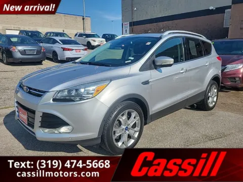 Silver 2014 Ford Escape Titanium for sale in Cedar Rapids, IA