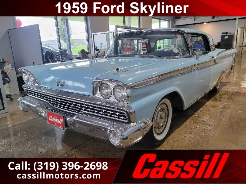 Blue 1959 FORD Fairlane 500 Skyliner for sale in Cedar Rapids, IA