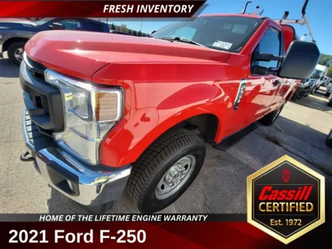 Red 2021 Ford F-250SD XL for sale in Cedar Rapids, IA