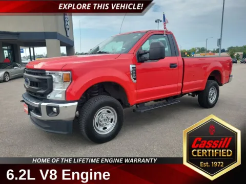 Red 2021 Ford F-250SD XL for sale in Cedar Rapids, IA