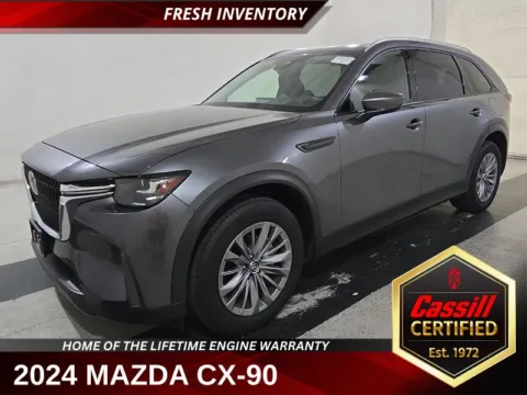Gray 2024 Mazda CX-90 3.3 Turbo Preferred for sale in Cedar Rapids, IA