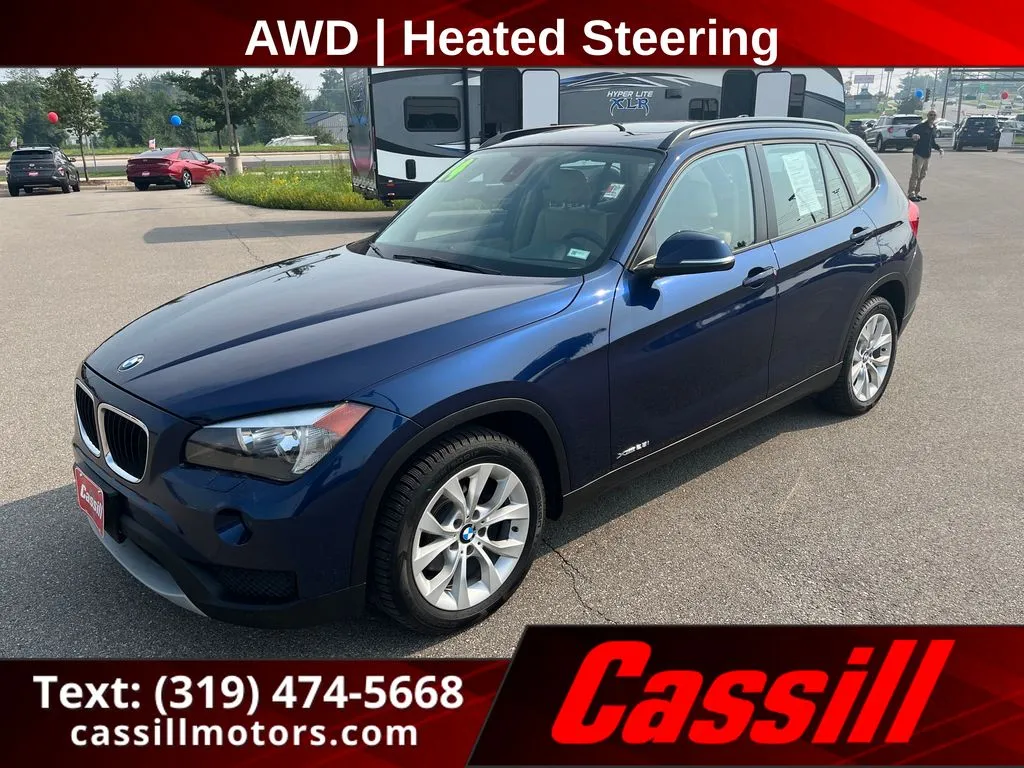 Blue 2014 BMW X1 xDrive28i for sale in Cedar Rapids, IA