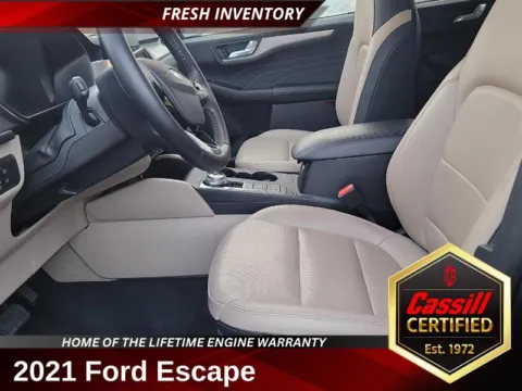 Gray 2021 Ford Escape Hybrid Titanium for sale in Cedar Rapids, IA