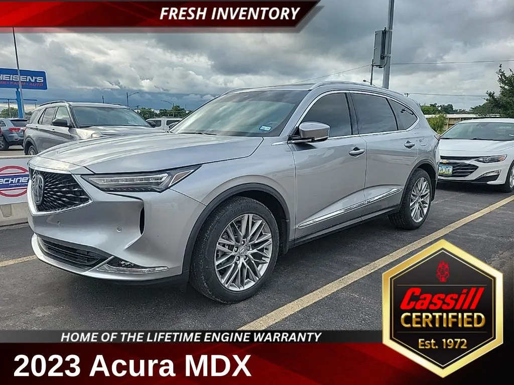 Silver 2023 Acura MDX Advance for sale in Cedar Rapids, IA