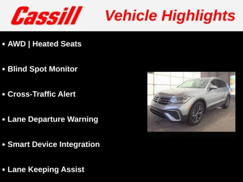 Another view of 2024 Volkswagen Tiguan 2.0T SE for sale in Cedar Rapids, IA at Cassill Motors