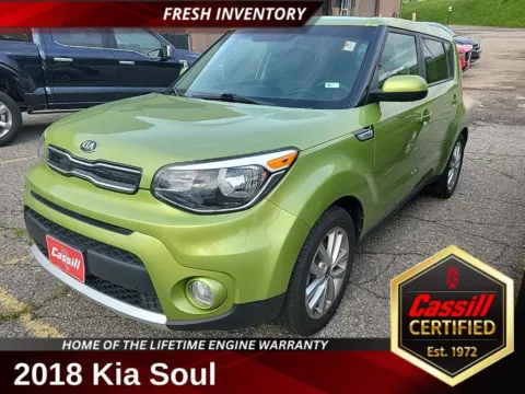 Green 2018 Kia Soul Plus for sale in Cedar Rapids, IA