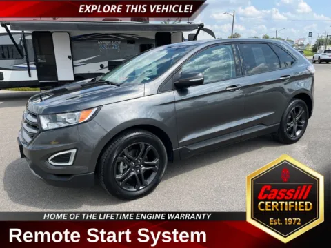 Gray 2018 Ford Edge SEL for sale in Cedar Rapids, IA