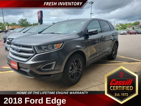 Gray 2018 Ford Edge SEL for sale in Cedar Rapids, IA