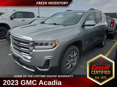 Gray 2023 GMC Acadia SLE for sale in Cedar Rapids, IA