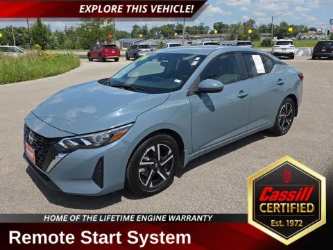Gray 2024 Nissan Sentra SV for sale in Cedar Rapids, IA
