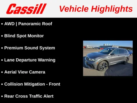 Another view of 2022 Volkswagen Tiguan 2.0T SEL R-Line for sale in Cedar Rapids, IA at Cassill Motors