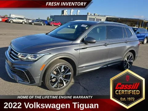 Gray 2022 Volkswagen Tiguan 2.0T SEL R-Line for sale in Cedar Rapids, IA