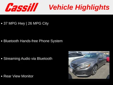 Another view of 2017 Nissan Altima 2.5 SR for sale in Cedar Rapids, IA at Cassill Motors