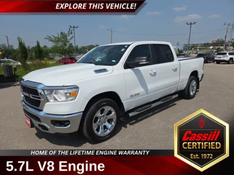 White 2021 Ram 1500 Big Horn/Lone Star for sale in Cedar Rapids, IA