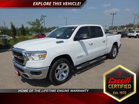White 2021 Ram 1500 Big Horn/Lone Star for sale in Cedar Rapids, IA