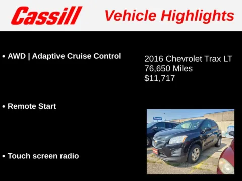 Another view of 2016 Chevrolet Trax LT for sale in Cedar Rapids, IA at Cassill Motors