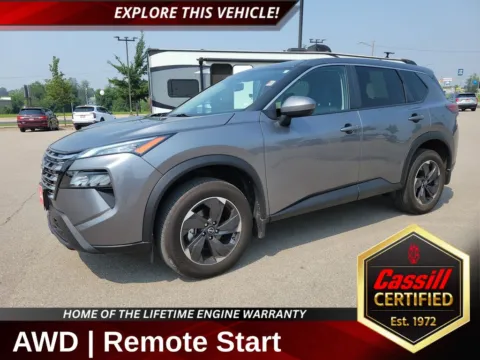 Gray 2024 Nissan Rogue SV for sale in Cedar Rapids, IA