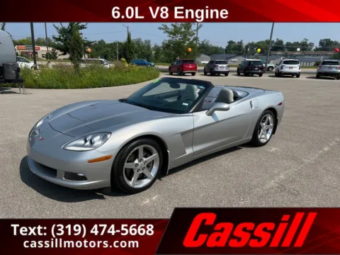 Silver 2006 Chevrolet Corvette for sale in Cedar Rapids, IA