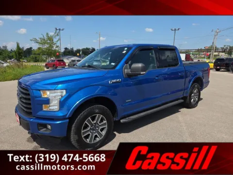 Blue 2016 Ford F-150 XLT for sale in Cedar Rapids, IA