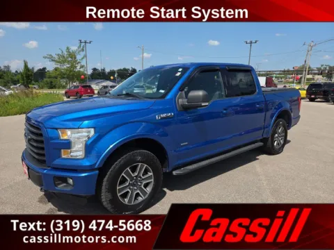 Blue 2016 Ford F-150 XLT for sale in Cedar Rapids, IA
