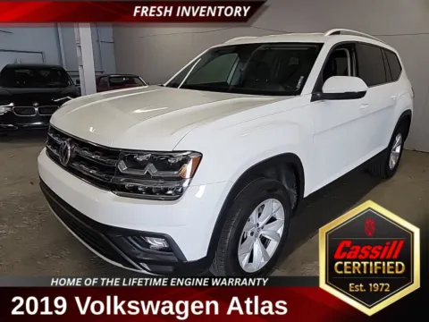 White 2019 Volkswagen Atlas 3.6L V6 SE for sale in Cedar Rapids, IA