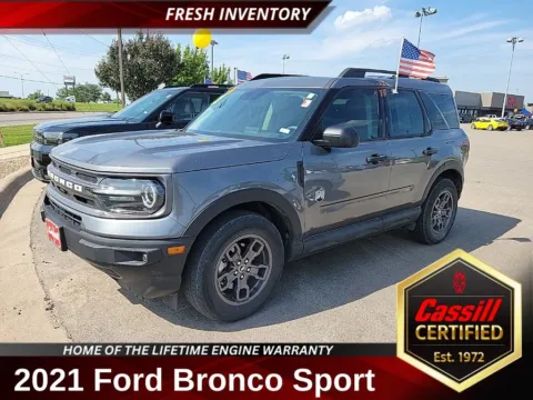Gray 2021 Ford Bronco Sport Big Bend for sale in Cedar Rapids, IA