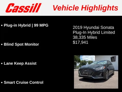 Another view of 2019 Hyundai Sonata Plug-In Hybrid Limited for sale in Cedar Rapids, IA at Cassill Motors