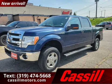 Blue 2013 Ford F-150 XLT for sale in Cedar Rapids, IA