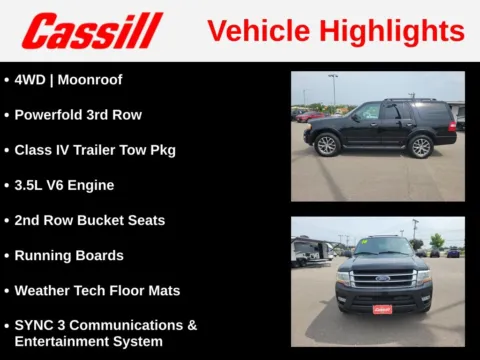 More photos of 2016 Ford Expedition XLT at Cassill Motors, IA