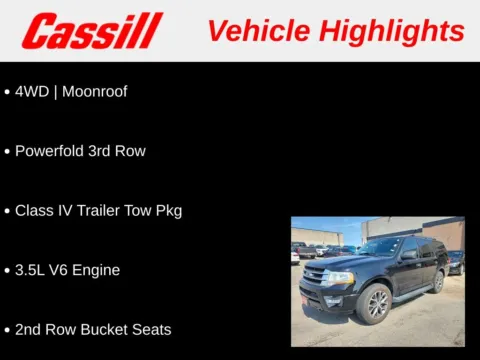 Another view of 2016 Ford Expedition XLT for sale in Cedar Rapids, IA at Cassill Motors