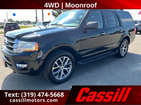 Black 2016 Ford Expedition XLT for sale in Cedar Rapids, IA