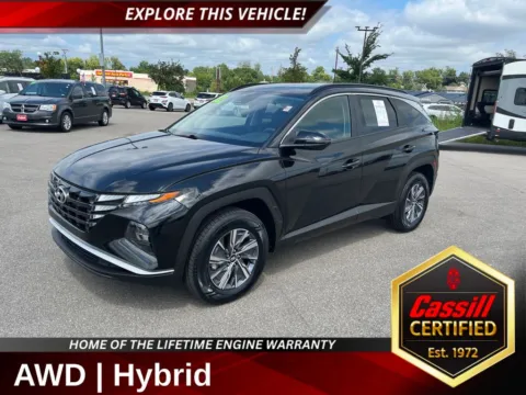 Black 2022 Hyundai Tucson Hybrid Blue for sale in Cedar Rapids, IA