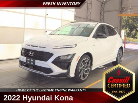 White 2022 Hyundai Kona N Line for sale in Cedar Rapids, IA