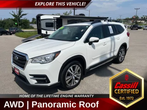 White 2020 Subaru Ascent Limited for sale in Cedar Rapids, IA