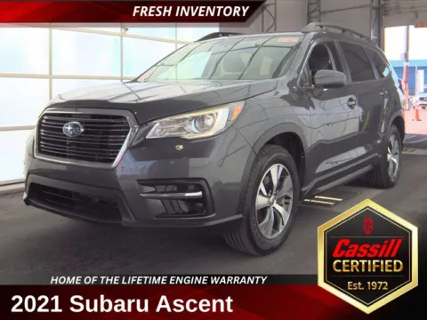 Gray 2021 Subaru Ascent Premium for sale in Cedar Rapids, IA