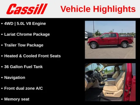 More photos of 2014 Ford F-150 Lariat at Cassill Motors, IA