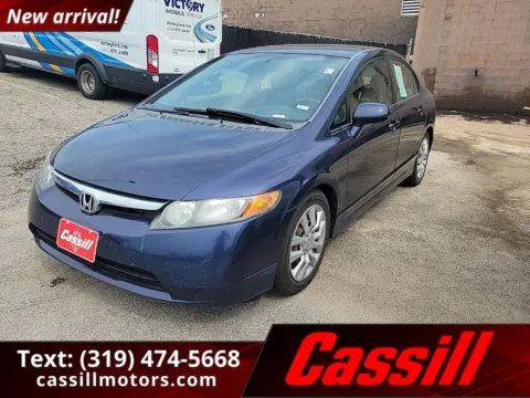 Blue 2007 Honda Civic LX for sale in Cedar Rapids, IA