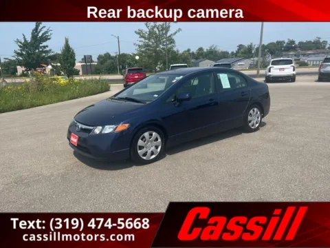 Blue 2007 Honda Civic LX for sale in Cedar Rapids, IA