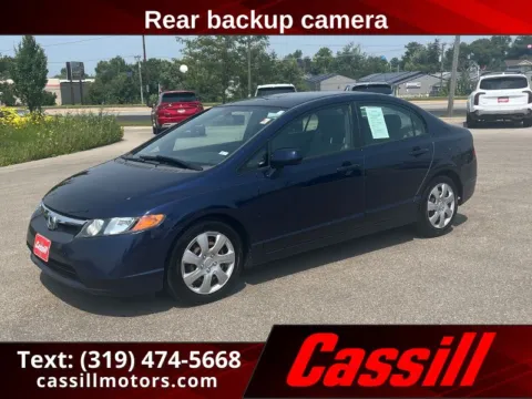 Blue 2007 Honda Civic LX for sale in Cedar Rapids, IA