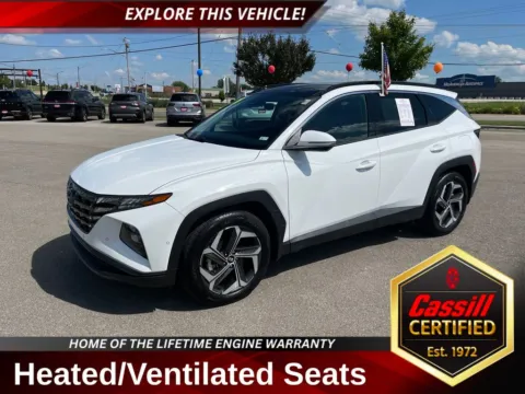 White 2024 Hyundai Tucson Limited for sale in Cedar Rapids, IA