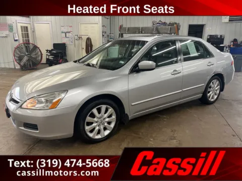 Silver 2007 Honda Accord EX-L for sale in Cedar Rapids, IA