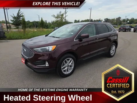 Red 2024 Ford Edge SEL for sale in Cedar Rapids, IA